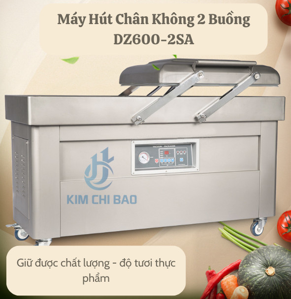 Máy hút chân không 2 buồng DZ600-2SA Máy hút chân không 2 buồng DZ600-2SA